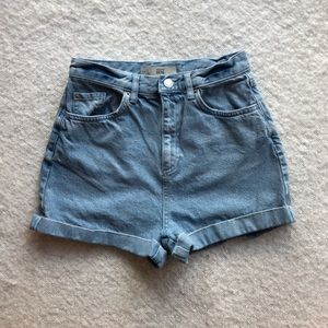 TopShop Moto mom Jean shorts